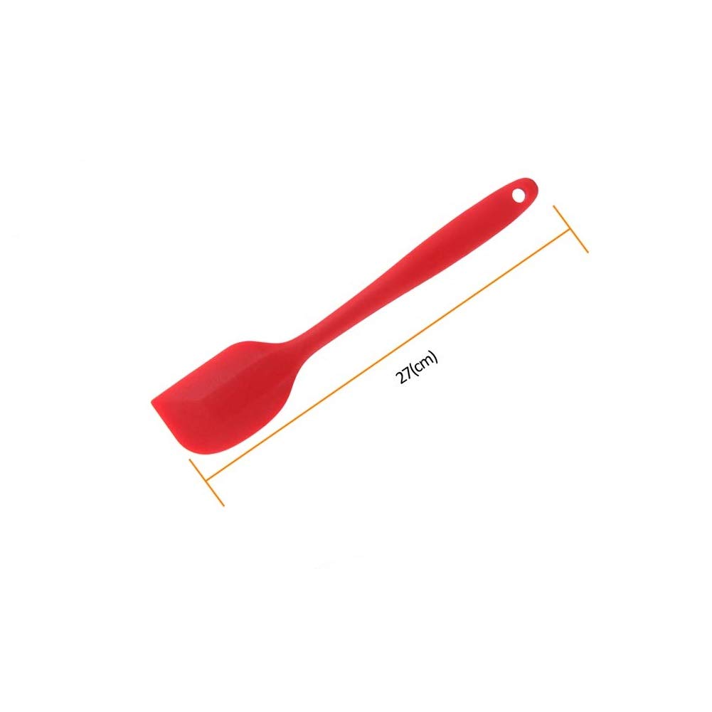 P-Plus International Silicone Non-Stick Heat Resistant Kitchen Utensil| Spatula Big 27cm |Pack of 1 RED