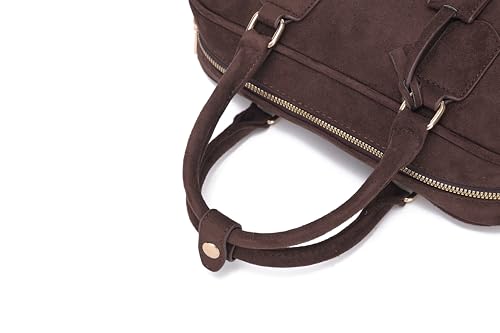 JOLLQUE Suede Crossbody Bag for Women,Autumn Winter Handbags Purse,Fashion Small Designer Shoulder Bag 6