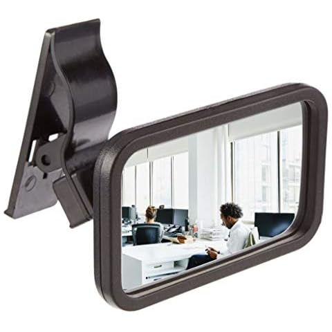 Clip-On Rear View Mirror for PC Monitors or Anywhere by Modtek (1 pack) Cover