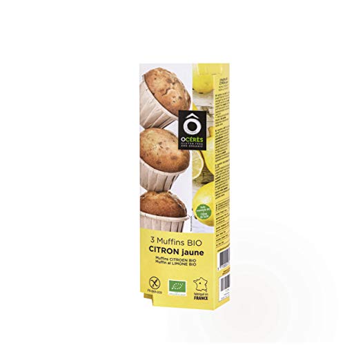  3 x Mini Muffin Citron Jaune de Sicile BIO San...