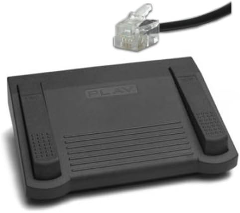 Dictaphone Foot PedalTWO (2) YEAR GUARANTEE Fits Models ending in 40's & 50's with telephone plug