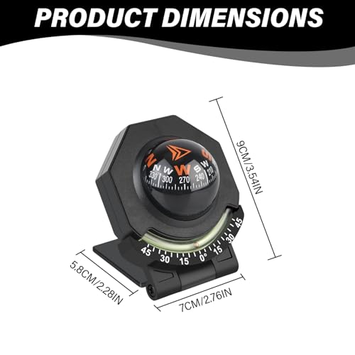 Foldable 180 Degree Digital Compass