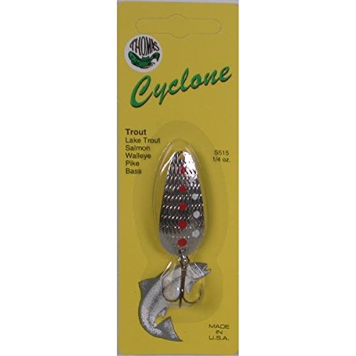 Thomas Leurre rotatif Cyclone évitez les lancers ratés avec ce leurre nickel