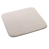 Norpro 16 X 18 Durable Microfiber Dish Drying Mat Cream Machine Washable 359g