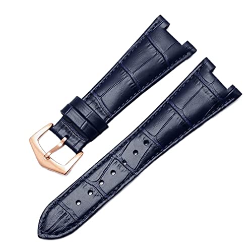 Bracelet montre cuir véritable KLVN Patek Philippe Nautilus 5711 5712G 25mm