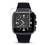 Puccy 3 Pack Screen Protector Film, compatible with Smartwatch smart watch Z01 TPU Guard （ Not Tempered Glass Protectors ）