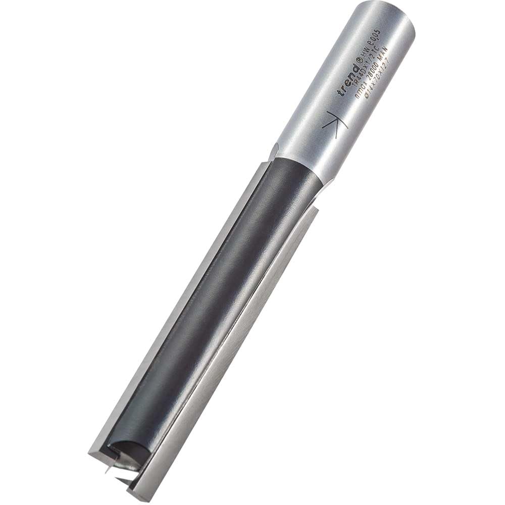 Trend Tr44Dx1/2tc Two Flute Cutter 14mm Dia X 70mm Cut