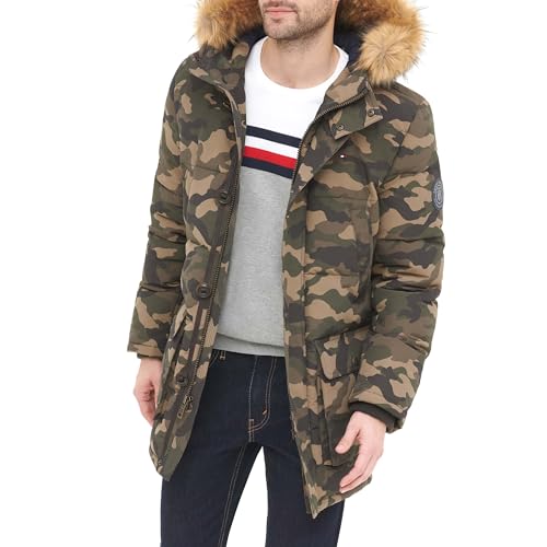 Image of Tommy Hilfiger Mens Quilted Snorkel Parka Coat