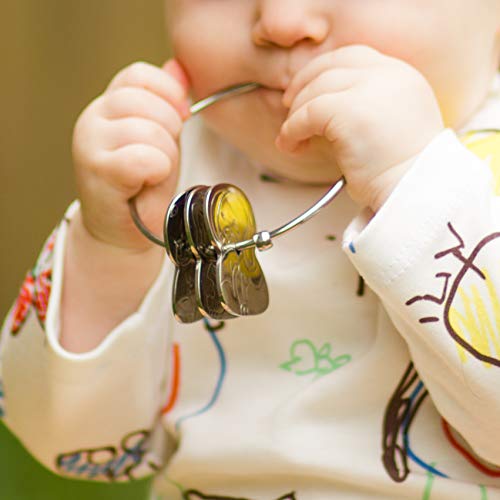 Arctic Friends Stainless Steel Rattle And Teether - Made In Usa By Kleynimals #TOP6