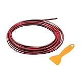 Hihaha Air Vent Decoration Strip/for All Straight Air Vent Outlet for Car Interior Air Vent Decoration Strip/Durable PVC, Plating / 1Set Red