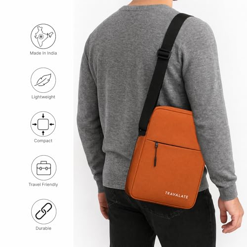 Image of TRAVALATE Sling Bag for Men Women |Trendy Crossbody - Bag Chest Bag for Hiking Traveling Gifting Travel and Sports