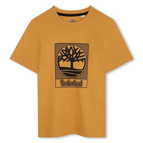 Timberland T60381 T-Shirt für Jungen, Gelbe Stiefel, 8 Jahre