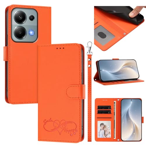 �X�}�z�P�[�X �Ή��@�� for Xiaomi Poco M6 Pro 4G,�Ή��@�� for Redmi Note 13 Pro 4G / Note 14S �X�}�z�P�[�X�y�J�[�h�E�������[�X���b�g�t�� �E�H���b�g�f�U�C�� �t���b�v�X�^���h �����h�~�@�\�zO