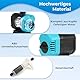 Wasserpumpe Tauchpumpe 15W 1200 L/H - Aquarium Pumpe Klein Teichpumpe Springbrunnenpumpe - Brunnenpumpe mit Verstellbarem Schalter für Gärten, Aquarium, Teich, Brunnen