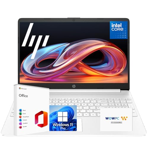 HP 15 ビジネスノートパソコン Microsoft Office搭載 | パワフルなIntelクアッドコアプロセッサー | 15.6インチアンチグレアLEDディスプレイ | 16GB DDR4 RAM | 512GB M.2 SSD | RJ-45イー