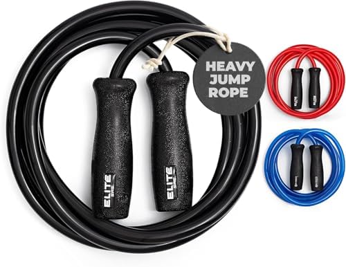 Elite Jumps Muay Thai 2.0 Weighted Jump Rope - Designed for High-...