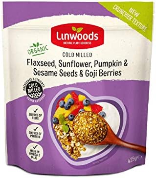 Linwoods Org Bleached Linen S / Flower & Goj 425g x 1