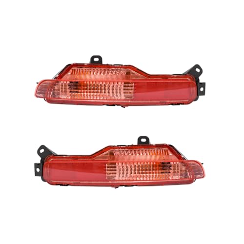 PIAOYUE For 2014 2015 2016 2017 Infiniti EX35 EX37 QX50 QX80 Left+Right Side 1 Pair Halogen Rear Turn Signal Lights Red Lens Black Housing