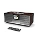 Produktbild MAJORITY Sidney Internetradios 25W Wi-Fi WLAN Verbindung, DAB/DAB+/FM Digital-Radio, Bluetooth, Fernbedienung, USB Eingang/Aufladen, Aux-in, Dual Wecker und Einstellungen (Nussbaum)