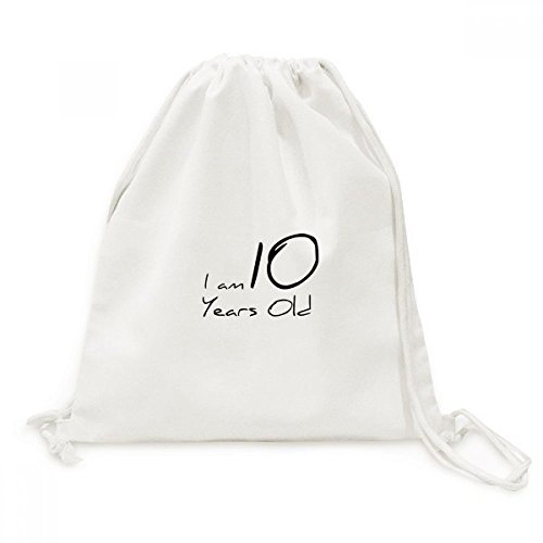 Sac à cordon en toile à offrir pour l'anniversaire d'un ado de 10 ans