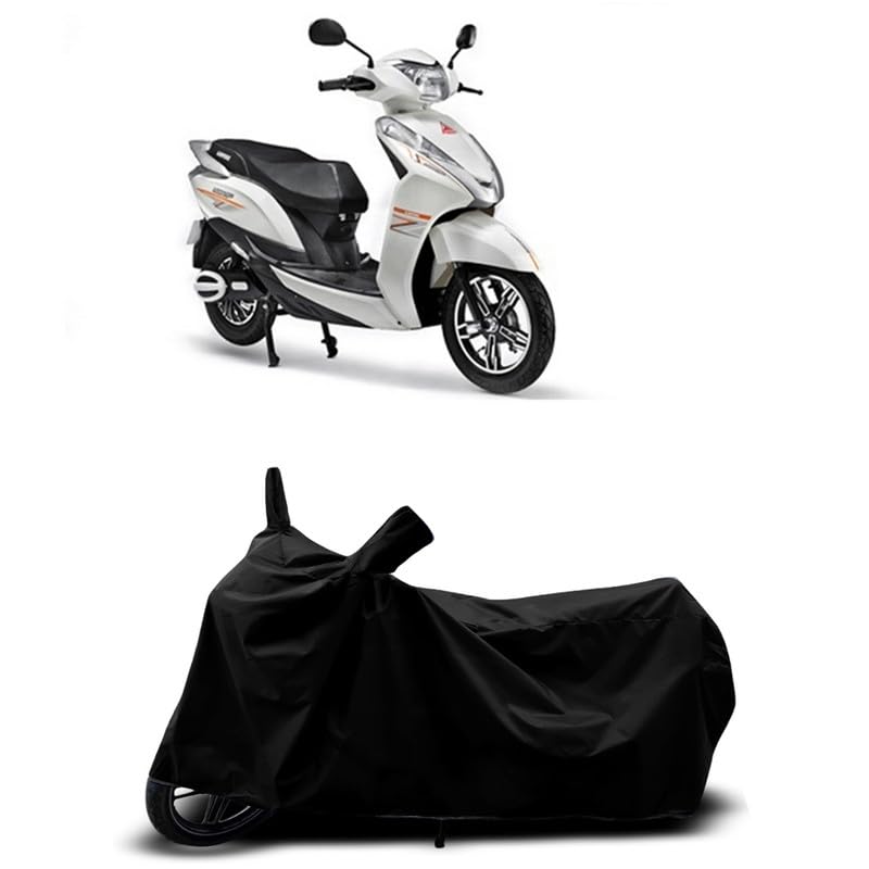 Image of DUFFEL-All Two Wheeler Bike /Scooty Body Cover Used for Ampere Magnus Heat Protectio /Water Resistance /UV-Rays /Birds Dropping /Scratchproof /Dust Proof /Waterproof All Variants [Black]