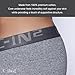 C-IN2 Men's Core Lo No Show Profile Brief, Grey Heather, Small