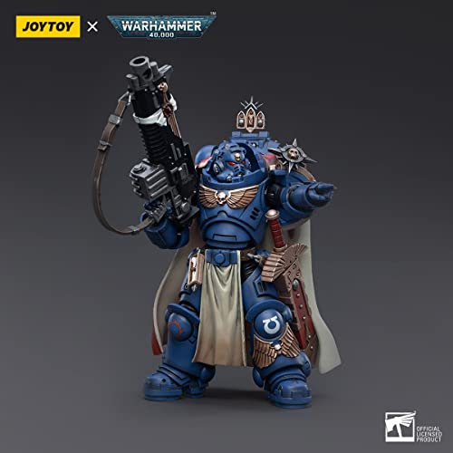 Joytoy 1/18 Warhammer 40,000 Action Figure Ultramarines Captain With Master-Crafted Heavy Bolt Rifle #TOP2