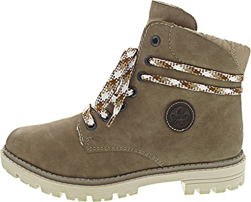 Rieker Damen Y1033 Mode-Stiefel, beige, 39 EU