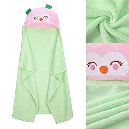 Image of First Kick New Born Baby Micro fleece Pack of Super Soft Bathrobe Baby Wrapper Cum Bath Towel (80cm x 80cm, 0-6 Months, Multicolour)