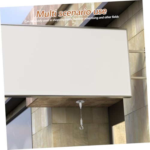 Kit de 5 tensores resistentes para cable de acero CHILDWEET para suspensión con gancho y ojal, versátil para iluminación, maquinaria y exhibiciones miniatura 6