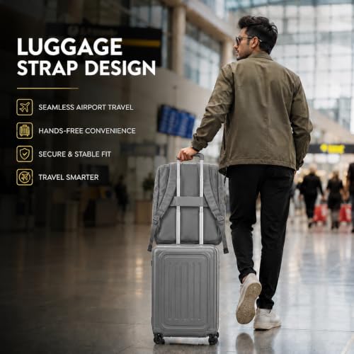 Image of GadgetBite Nexus 32 Litre Laptop Bag with 15.6 Inch Laptop Compartment and Organiser Pocket for Men Women Boys Office College and Travel with Bottle Pocket Laptop Backpack