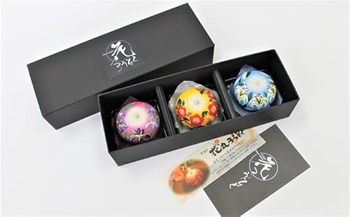 手描き花丸ろうそくギフト 雑貨 日用品