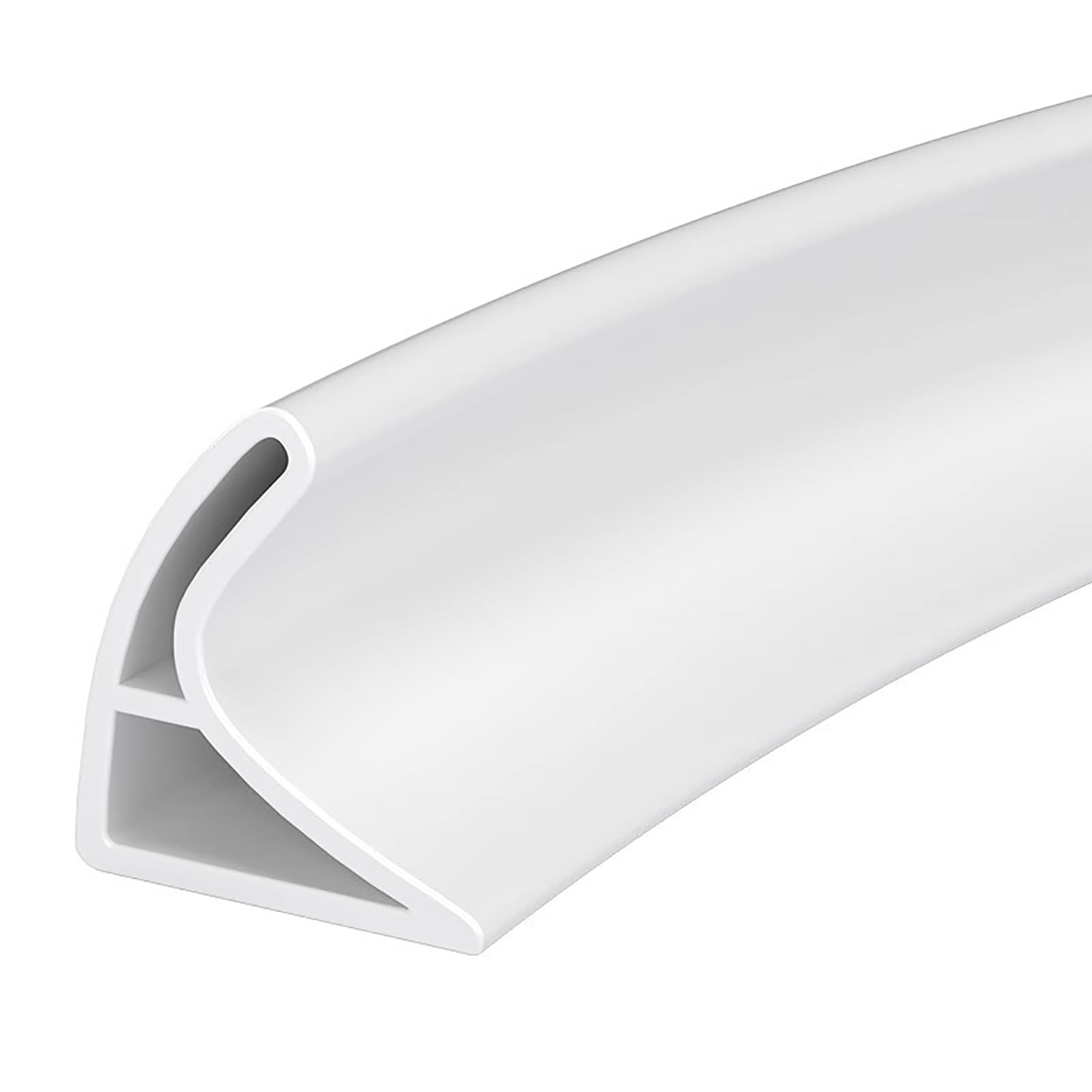Striscia di tenuta per diga d'acqua, pieghevole in silicone per stanza umida Barriera per pavimento Soglia doccia Diga d'acqua, per lavello della cucina Doccia da bagno Striscia di blocco dell'acqua (