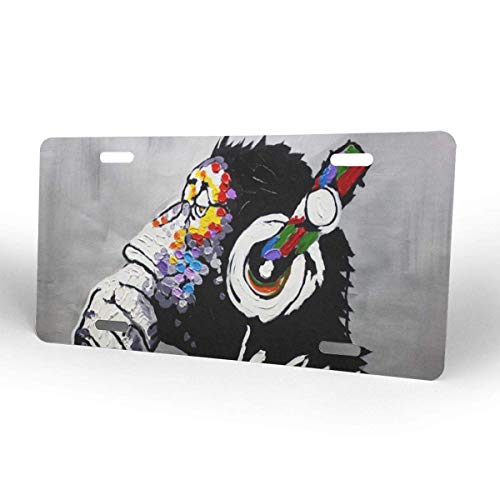image for FQQF Custom License Plate Cover,Personalized Car License Frame Vanity 