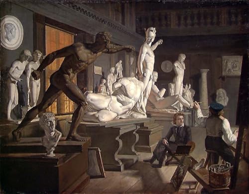 Impression d'art Fra Kunstakademiet tableau de maître pour décoration chambre