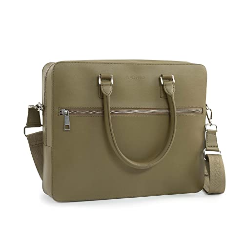 Image of OLIVES & GOLD 14 inch ROYE Laptop Bag For Men and Women | Detachable and Adjustable Shoulder Strap | Travel Friendly | Lightweight