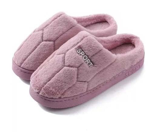 Totalique Men and Women Winter Slippers Soft Plush Comfy Warm Dur...