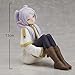 Gluckhapi Anime Frieren Action Figure,Frieren Noodle Stopper Figure, Sitting Leg-Hold Action Model Statue Figurine PVC Manga Character Desktop Decoration 11cm