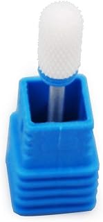 Round Head Ceramic Nail Drill Bit For Electric Nail Drill Manicure Machine Accessories Tool (Blue Medium)