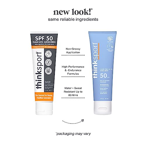 Think Sport Clear Zinc Sunscreen Spf 50, 89 Ml #TOP2