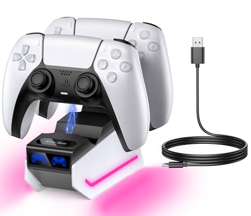 Caricatore Joystick PS5 con Indicatore LED