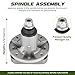 3 Pack 48 Inch GY20050 GY20785 Spindle Assembly for John Deere 2002-2004 L120 L130, Lawn Mower Deck Rebuild Kit 3 Spindle GY20785+3 Idler GY22172 GY22082+3 Blade GX20250 GY20568+1 Belt GX20305 GY20571