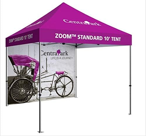 Orbus ZM-TNT-3MX3M-FLL-WLL-WHT Zoom Economy & Standard 10 Popup Tent Full Wall - Blanco