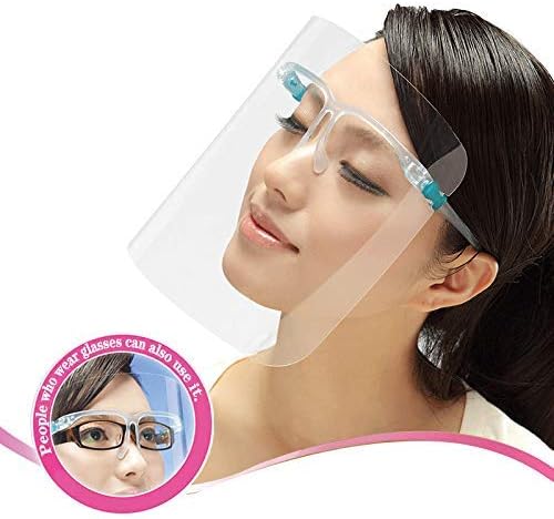 6 Pack All-Round Protection Hat with Clear Wide Visor Lightweight Transparent Shield