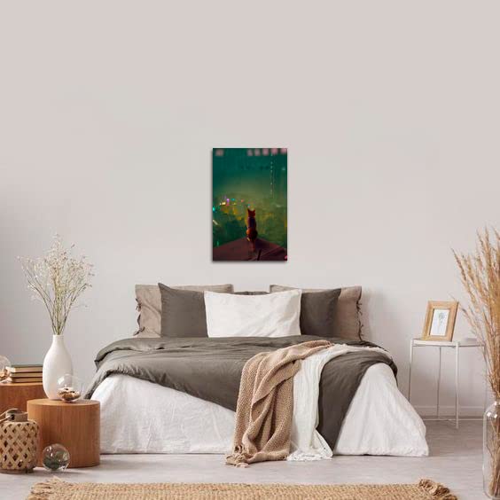 Miniatura 3 de Video game cat poster, Adventure game posters, Canvas prints, Room wall decor for bedroom, Living room decor aesthetic