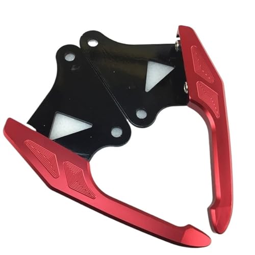 Poignée passager moto rouge en aluminium pour GROM 125 MSX