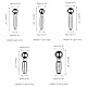 BDSMYOU 5-er Dilator Harnröhre Edelstahl Hohl Penis Plug Sexspielzeug Set,Mini Katheter Harnröhre Mann Masturbator,Sex Spielzeug für die Männer,Penis Harnröhren Dilatatoren Männer (6+7+8+9+10mm)