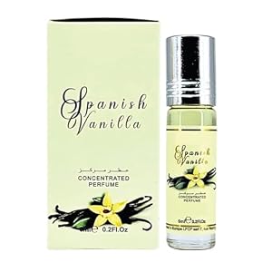 Sapphire’s Choice Spanish Vanilla Perfume Oil for Women and Men, 6ml | Vanilla, Milky and Sweet Fragrance, Unisex, PERSONAL FRAGRANCE