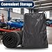 2025 New 60''x28'' Rolling Creeper Mat, Black Car Repair Mat, Foldable Car Repair Pad Suitable for Car Repair Work on All Terrains