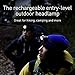 Ledlenser, MH6 Lightweight Rechargeable Headlamp, High Power LED, 200 Lumens, Outdoor Series, Backpacking, Hiking, Camping, 3.28 Ounces